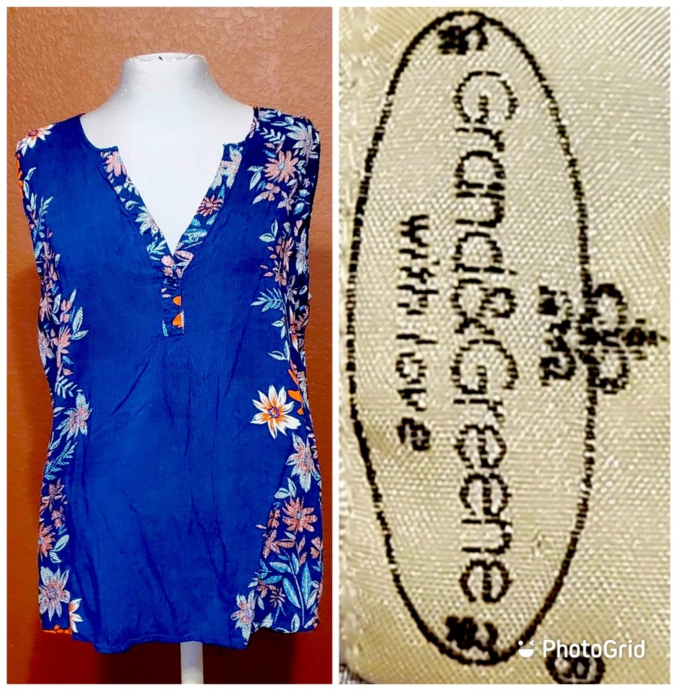Grand & Greene floral blouse